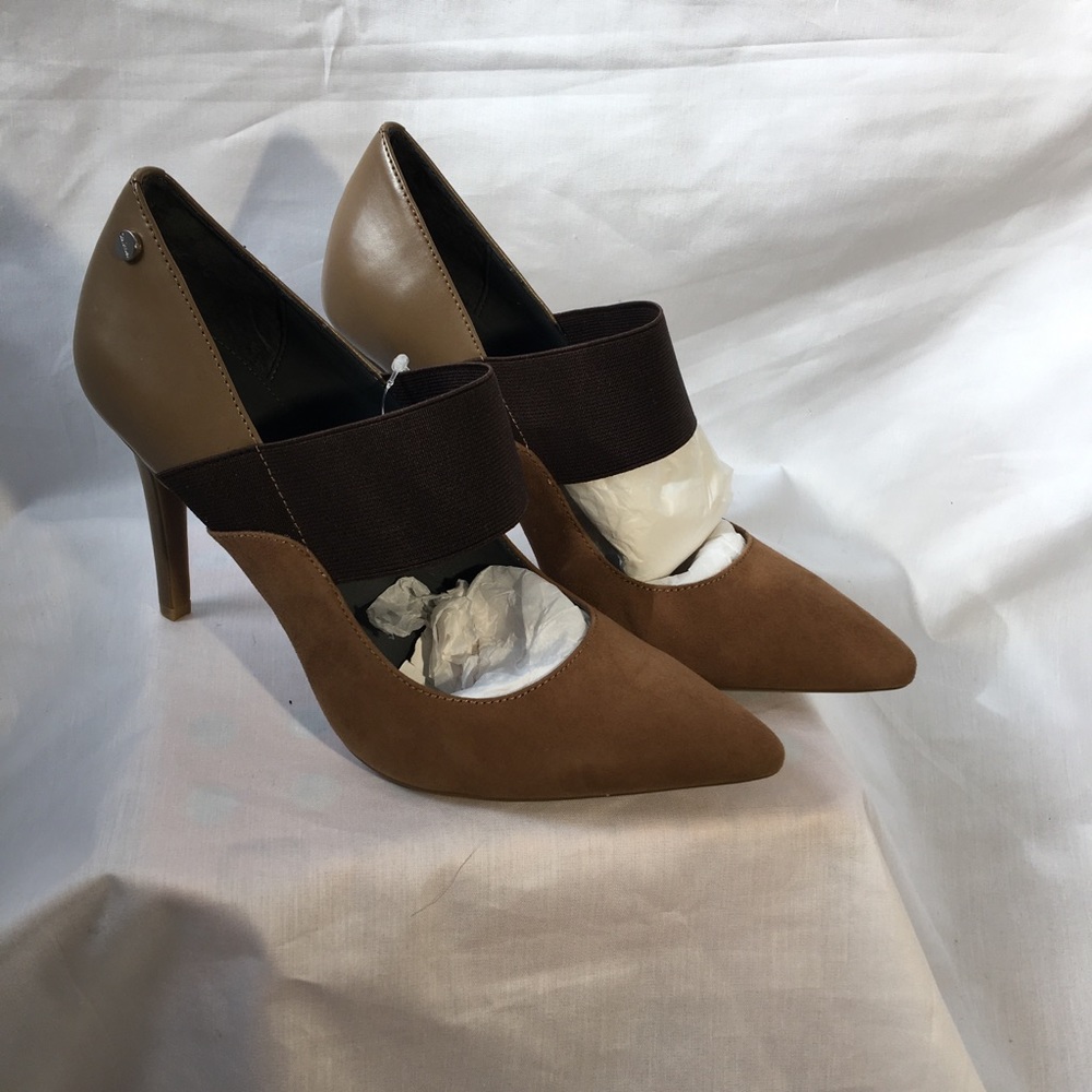Calvin Klein Nessa Mary Jane Leather Pump